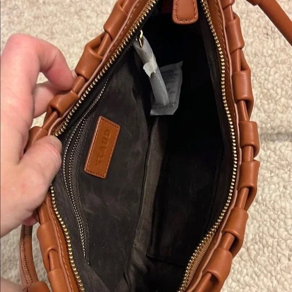 Staud Tan Leather crossbody Women's Bag - Picture 9 of 11